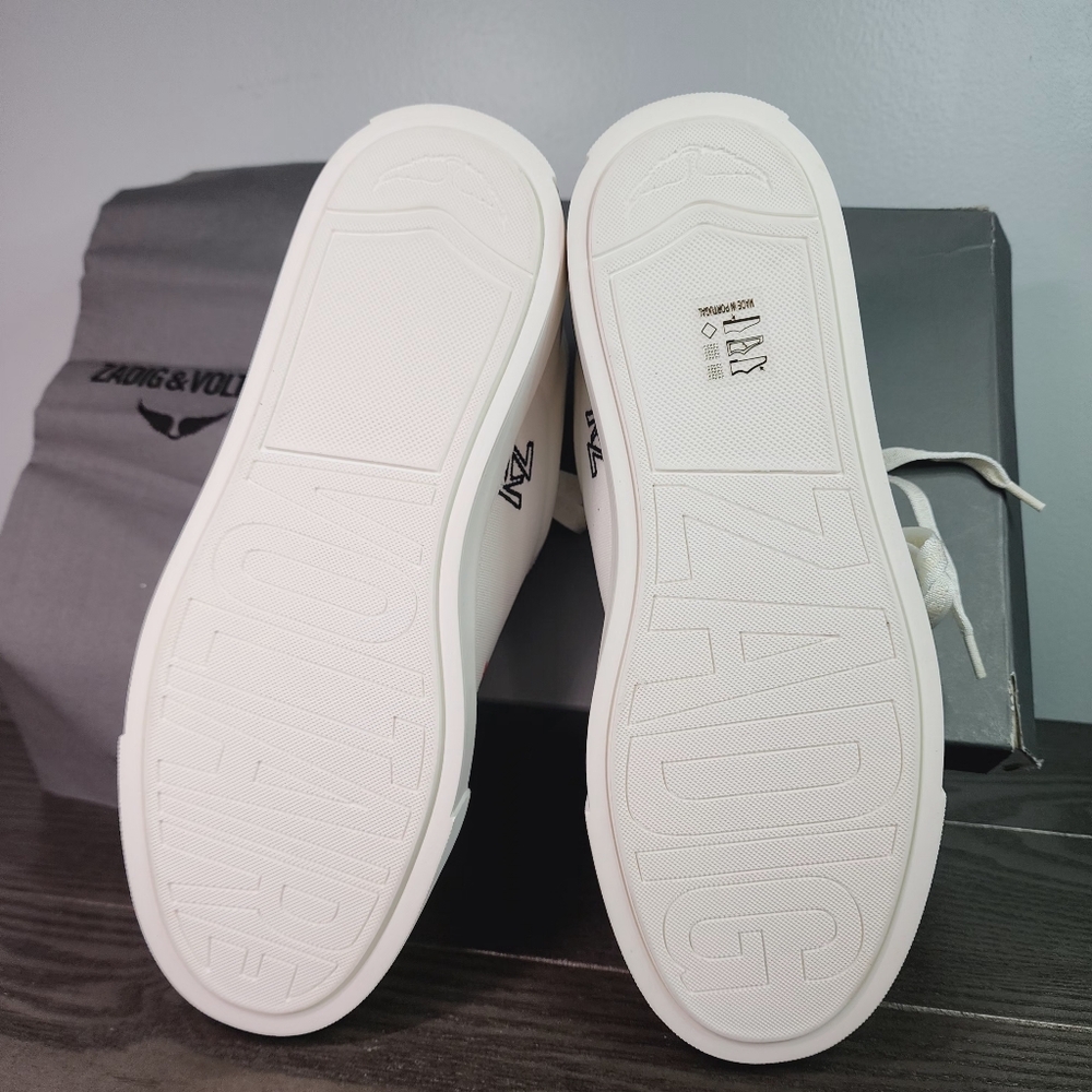 New Zadig & Voltaire Embroidered Sneakers - Picture 9 of 10